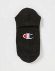 Champion Low Cut Sock, 3-Pack, Black product photo View 02 S