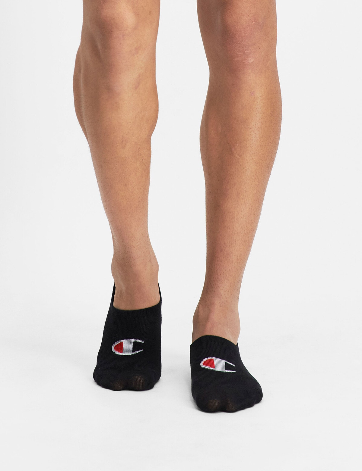 Champion Sneaker Sock, 3-Pack, Black - Socks