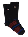 Champion NBL Cushion Crew Sock, 2-Pack, Black product photo View 02 S