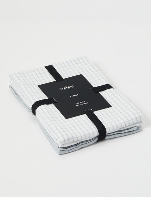 Stevens Paihia Tea Towel, 3-Pack, Light Blue product photo