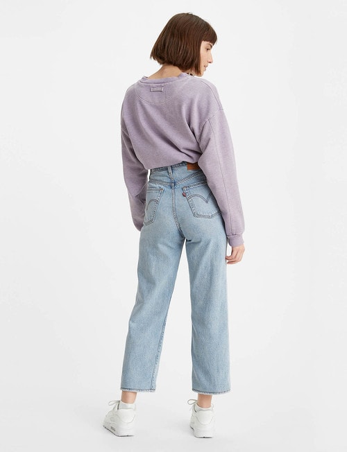 Levis Ribcage Straight Jean, Middle Road, 29" product photo View 02 L