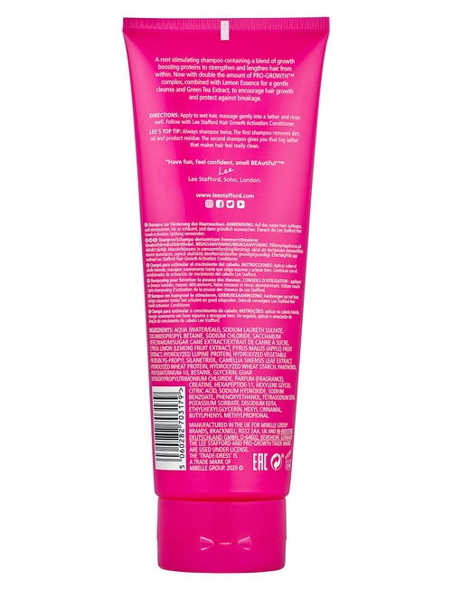 Lee Stafford Hair Growth Activation Shampoo, 250ml product photo View 02 L