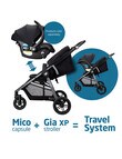 Maxi-Cosi Gia XP 3 Wheel Stroller, Midnight Black product photo View 07 S