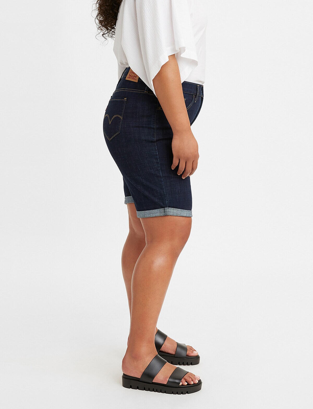 Bermuda classique en denim pour femme - lavé moyen | 's® CA