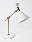 Salt&Pepper Bower Table Lamp, White product photo View 02 S