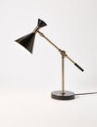 Salt&Pepper Bower Table Lamp, Black product photo