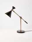 Salt&Pepper Bower Table Lamp, Black product photo View 03 S