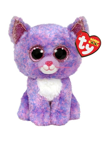 Ty Beanies Boo Cassidy Lavender Cat, 15cm product photo