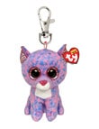 Ty Beanies Boo Cassidy Lavender Cat Clip, 9cm product photo