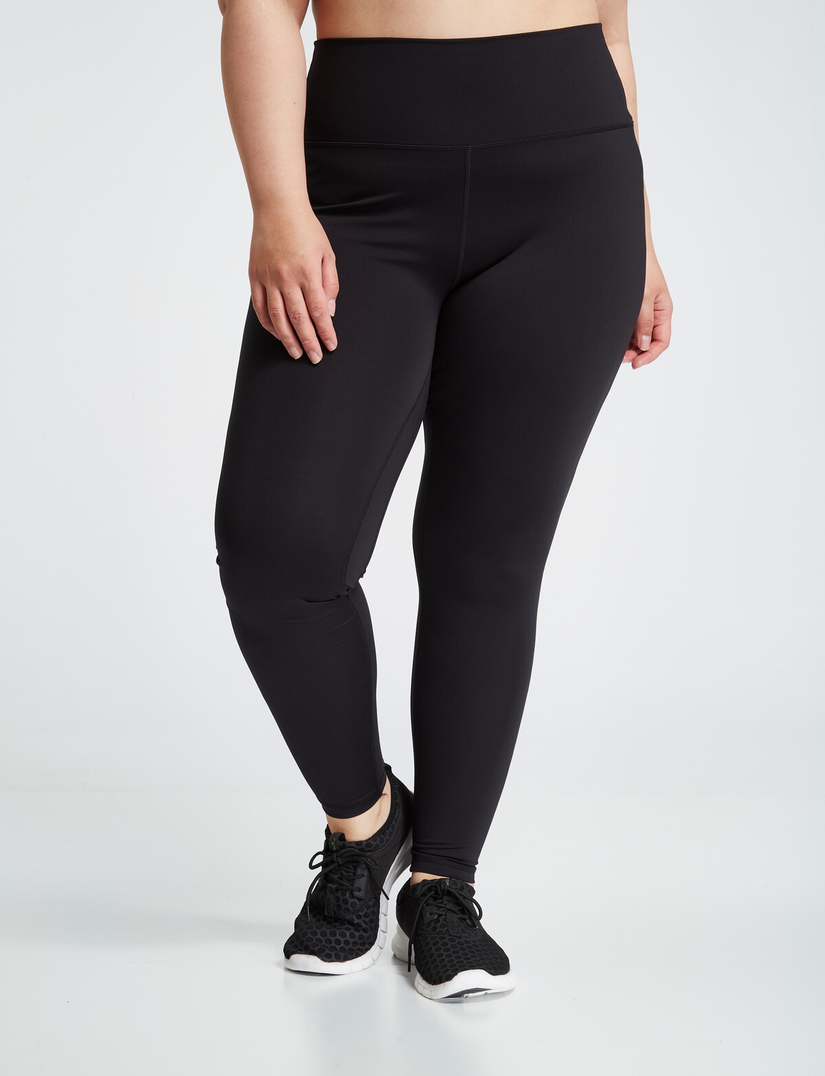 Superfit Curve Active Full-Length Legging, Black - Jeans, Pants
