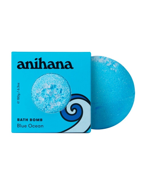 anihana Bath Bomb, Blue Ocean, 180g product photo