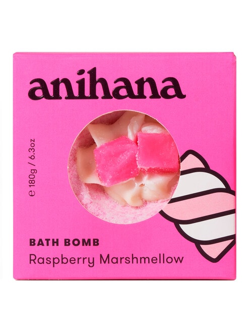 anihana Bath Bomb, Raspberry Marshmallow, 180g product photo View 03 L