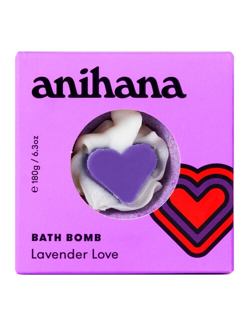 anihana Bath Bomb, Lavender Love, 180g product photo View 03 L
