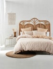 Linen House Claudine Duvet Cover Set, Pecan product photo