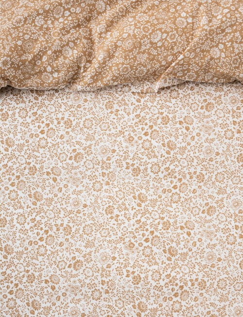 Linen House Claudine Duvet Cover Set, Pecan product photo View 03 L