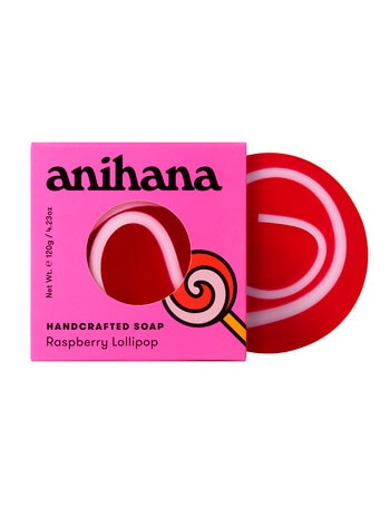 anihana Handcrafted Soap, Raspberry Lollipop, 120g product photo