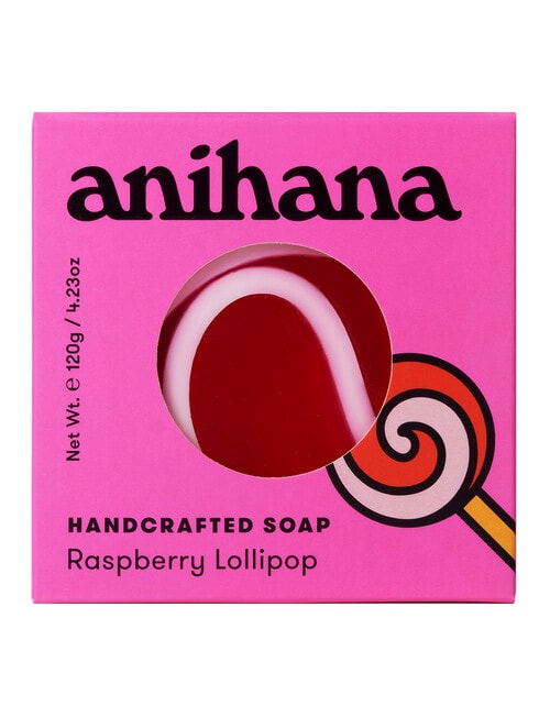 anihana Handcrafted Soap, Raspberry Lollipop, 120g product photo View 03 L