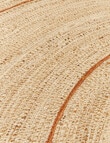M&Co Round Braided Jute Rug, 200cm product photo View 02 S