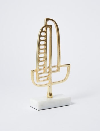 M&Co Abstract Brass Object product photo