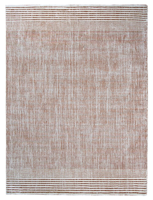 M&Co Shadow Rug, Leather & Cream, 160 x 230cm product photo
