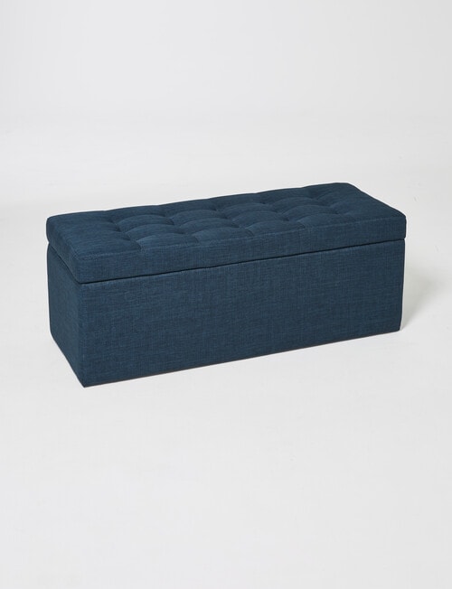 LUCA Furniture Sofia Storage Box, Blue product photo