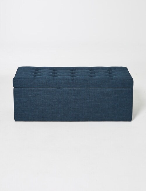 LUCA Furniture Sofia Storage Box, Blue product photo View 02 L