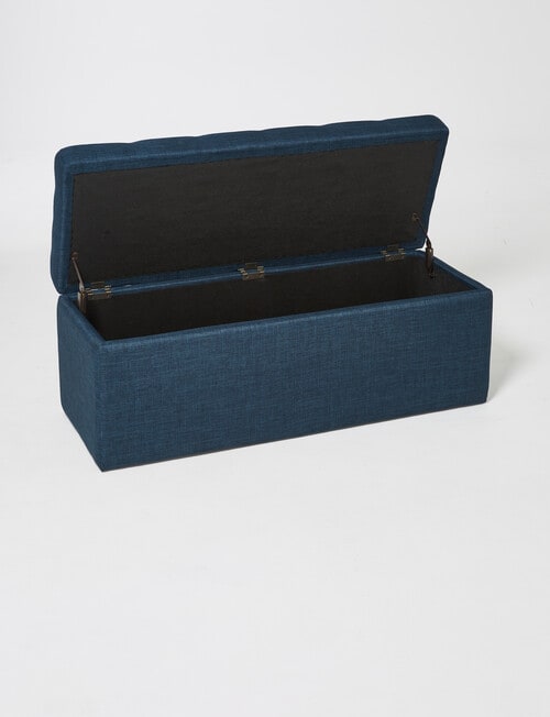 LUCA Furniture Sofia Storage Box, Blue product photo View 03 L