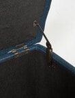 LUCA Furniture Sofia Storage Box, Blue product photo View 04 S