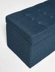 LUCA Furniture Sofia Storage Box, Blue product photo View 05 S