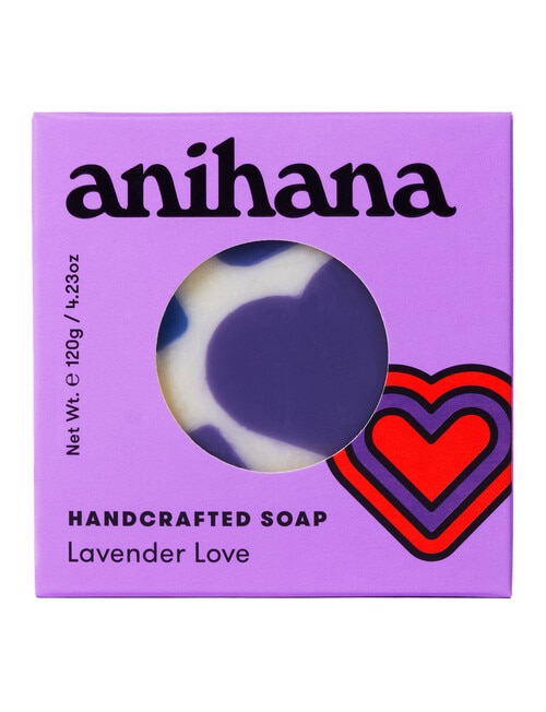 anihana Handcrafted Soap, Lavender Love, 120g product photo View 03 L