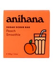 anihana Sugar Scrub Bar Peach Smoothie, 100g product photo View 03 S