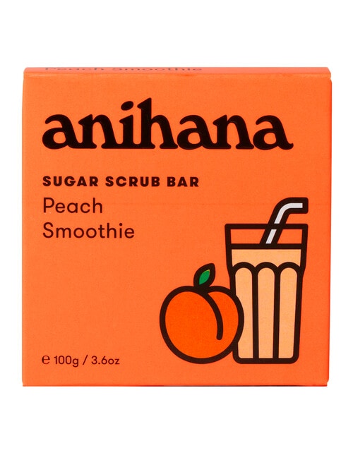 anihana Sugar Scrub Bar Peach Smoothie, 100g product photo View 03 L