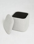 LUCA Bailey Small Storage Box, Fog product photo View 04 S