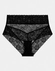 Bendon Lace High Rise Brief, Black product photo View 03 S