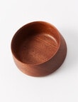 SouthWest Sapele Wood Bowl, 12cm, Natural product photo View 02 S