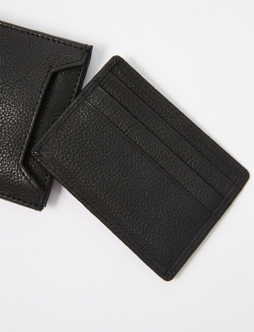 Laidlaw + Leeds Horizontal Wallet & Cardholder, Black product photo View 04 L