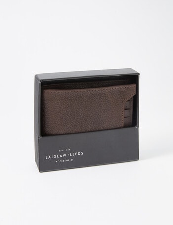 Laidlaw + Leeds Horizontal Wallet & Cardholder, Brown product photo