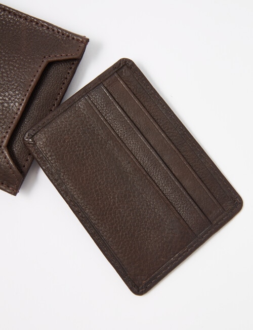 Laidlaw + Leeds Horizontal Wallet & Cardholder, Brown product photo View 04 L