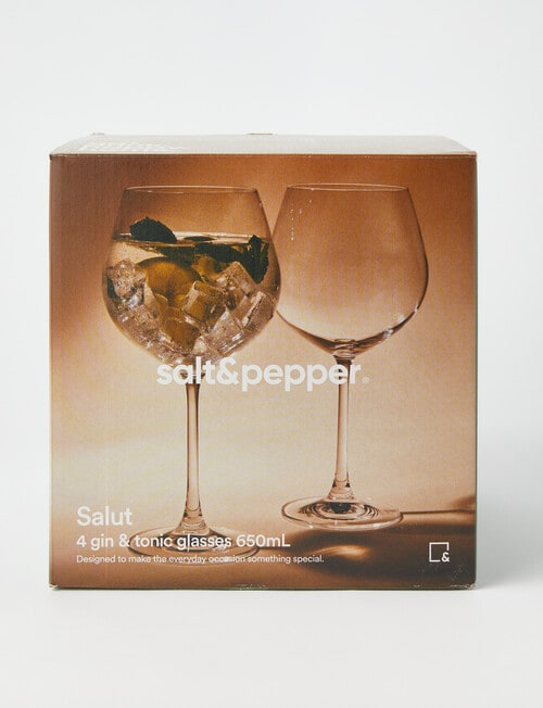 Salt&Pepper Salut Gin & Tonic Glass, 650ml, Set-of-4 product photo View 03 L
