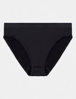 Bendon Seamless High Cut Brief, Black product photo View 03 S
