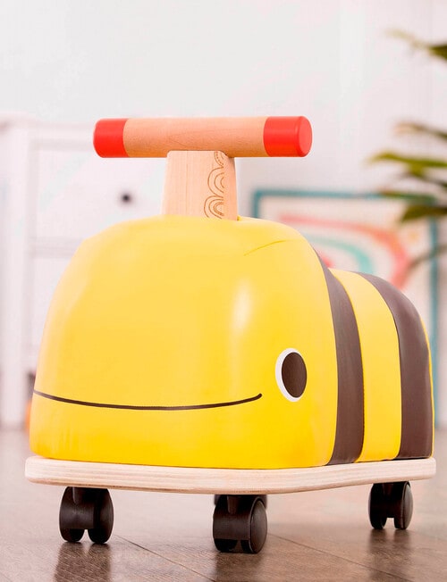 B. Wooden Bee Ride-On Buggy product photo View 03 L