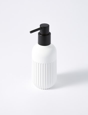 Salt&Pepper Cult Soap Dispenser, White product photo