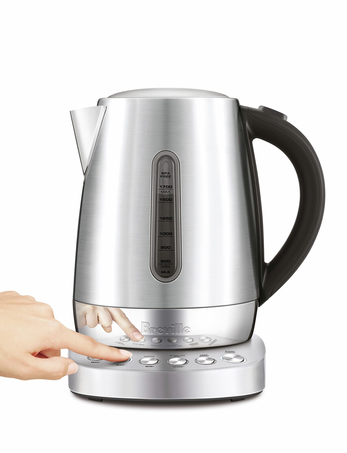 Breville The MultiTemp Kettle, Stainless Steel, LKE755BSS Kettles & Jugs