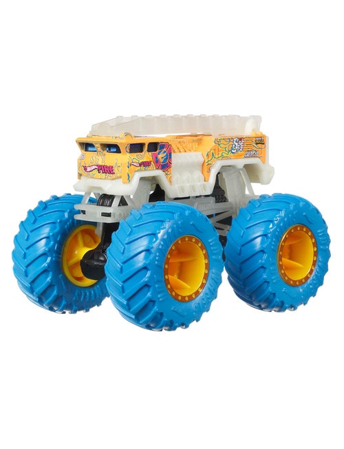 Hot Wheels Monster Truck Glow-In-The-Dark 1:64 Trucks, Assorted product photo View 08 L