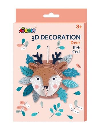 AVENIR 3D Wall Decoration Kit, Deer product photo