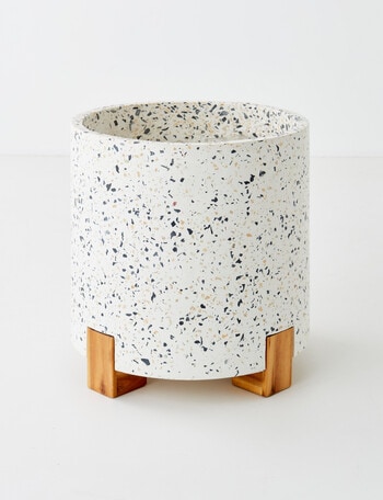 M&Co Terrazzo Indoor Pot, Medium product photo