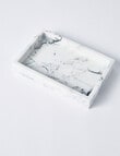 Haven Essentials Sade Soap Dish, White product photo View 02 S