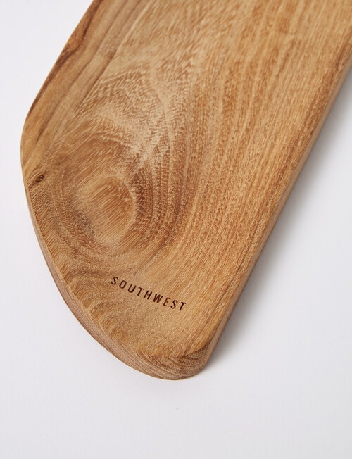 SouthWest Teak Paddle Board, 45cm, Natural product photo View 02 L