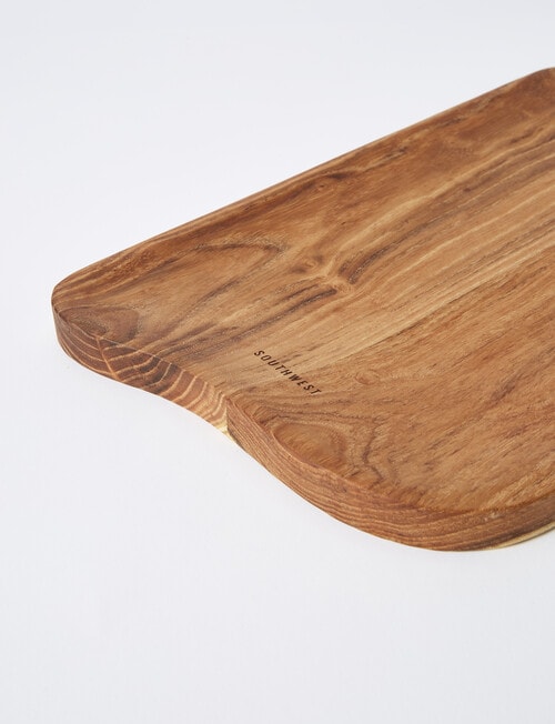 SouthWest Teak Paddle Board, 46cm, Natural product photo View 02 L
