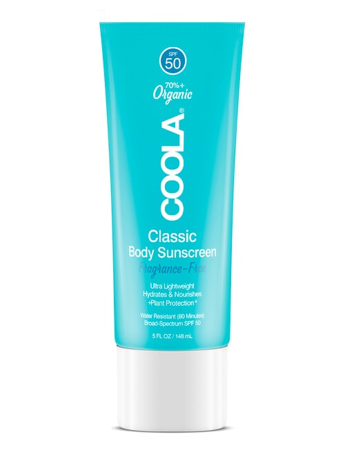 COOLA Classic Body SPF50 Organic Sunscreen Lotion, Fragrance Free, 148ml product photo View 02 L
